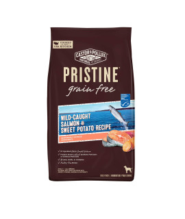 Castor & Pollux PRISTINE Grain Free Dry Dog Food Wild Caught Salmon & Sweet Potato Recipe - 10 lb. Bag (52007)