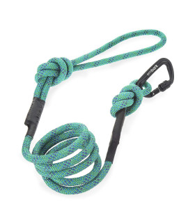 Embark Pets Sierra Leash/Mountain Climbing Thick Rope Dog Leash Large Dogs Leash 6 ft with Carabiner Soft Padded Handle Mountain Dog Leash for Large Dogs Medium Dogs Small Dogs (Turquoise)