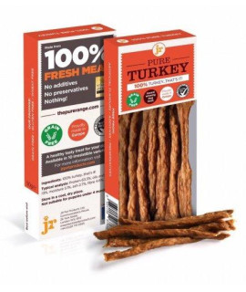 J R Pet Products 3 x 50g Pure Dried 100% Fresh Meat Sticks Dog Treat gluten & grain Free - Turkey