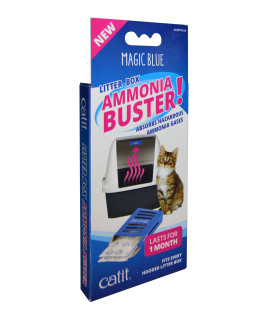 catit Magic Blue Ammonia Buster - Reduces Urine Odour and Smells for a Fresh cat Litter Box