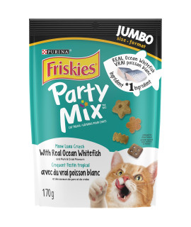 ONMOG Friskies Party Mix Cat Treats, Meow Luau Crunch - 170 g
