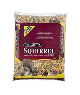 3-D Pet Products Premium Squirrel Food Dry Squirrel Food, 10 LB