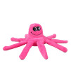 SmartPetLove Tender-Tuffs Tiny -Tough Plush Dog Toys for Puppies and Small Breeds - Stuffed Pink Octopus with Puncture Resistant Squeaker