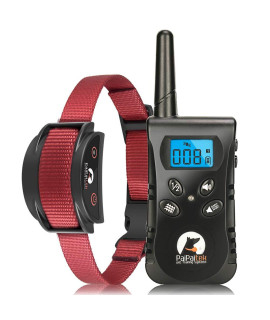 PaiPaitek No Shock Dog Training Collar with Remote, Lightest Vibration Collar for Small Dogs 5-15lbs & Medium Large Dogs, Rechargeable, Waterproof, 1600ft Range, No Prongs