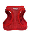Downtown Pet Supply Step in Dog Harness for Small Dogs No Pull, Small, Red - Adjustable Harness with Padded Mesh Fabric and Reflective Trim - Buckle Strap Harness for Dogs