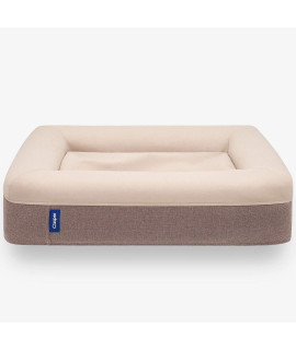 Casper Dog Bed, Plush Memory Foam, Medium, Sand