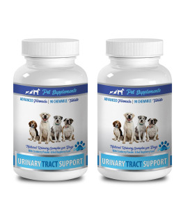 PET SUPPLEMENTS Dog Urinary Treats - Urinary Tract Support - for Dogs - Advanced Complex - CHEWABLE - Dog Cranberry Chews - 2 Bottle (180 Chews)