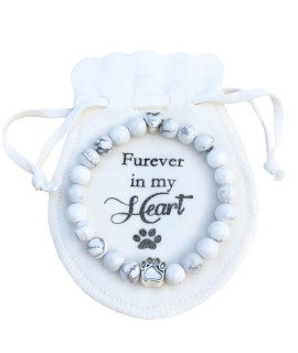 A.B.C. Pet Memorial Bracelet-Loss of Pet Gifts with Rainbow Bridge Card in Loving Memory of Your Beloved Dog Cat- Pet Loss Jewelry