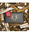 The Antler Box Premium Elk Antler Dog Chews (1 Pound Box) (Medium (4 Pieces) Whole/Split Mixed)