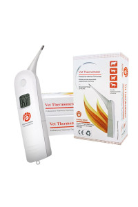 Animal Electronic Ehermometer Pet Thermometer Digital Thermometer is a Fast Rectal Thermometer for Dogs,Horse, Cats, Pigs,Sheep