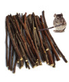sharllen 400g (14.10oz) Natural Apple Sticks Wood Tree Branches Pet Snacks Chew Toys for Rabbit Hamsters Guinea Pig Chinchillas Squirrel and Other Small Animals by