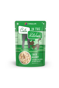 Weruva Cats in the Kitchen Grain-Free Natural Wet Cat Food Pouches, Chick Magnet, 3-Ounce Pouch (Pack of 12)