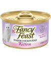 Purina Fancy Feast Grain Free Pate Wet Kitten Food, Tender Chicken Feast - 3 oz. Can