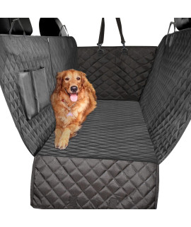 Vailge Extra Large, 100% Waterproof Dog Seat Cover for Back Seat with Zipper Side Flap, Heavy Duty car Hammock Pet Seat Cover for Cars Trucks suvs
