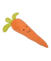 Petface Foodie Faces Fluffy carrot Dog Toy