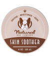 Natural Dog Company Skin Soother, 4 oz Tin, Allergy and Itch Relief for Dogs, Dog Moisturizer for Dry Skin, Dog Lotion, Ultimate Healing Balm, Dog Rash Cream