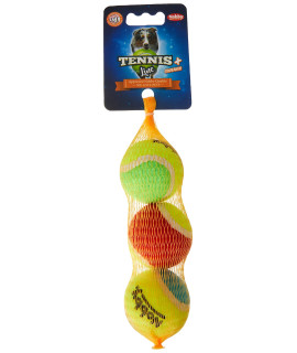 Nobby Assorted Tennis Ball with Squeaker XS 4.5 cm; 3-Piece net