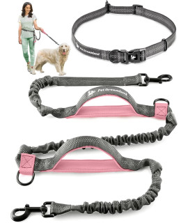 Exquisite Hands Free Dog Leash for Large Dogs Waist Leash for Dog Walking No Pull Dog Leash Dog Hiking Gear Service Dog Leash Bungee Dog Leash Dog Running Leash Hands Free