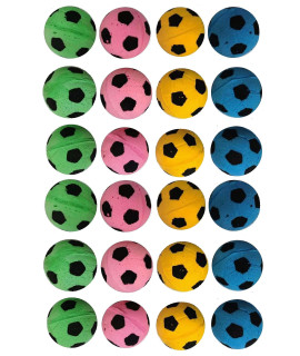 SHUYUE Foam Soccer Balls Cat Toys (Balls Cat Toys (24pcs))
