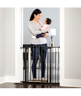 Regalo Easy Step Arched Dcor Walk Thru Baby Gate, Includes 4-Inch Extension Kit, 4 Pack Pressure Mount Kit and 4 Pack Wall Mount Kit, Bronze, 30-Inches Tall (Pack of 1)