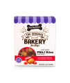 Three Dog Bakery Soft Baked PB&J Bites, Peanut Butter & Strawberry Flavor, Premium Treats for Dogs, 13 Ounce Box, brown (320035)