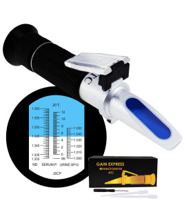 clinical Refractometer with ATc, Tri Scale Serum ProteinUrine Specific gravityRefractive Index
