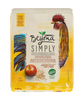 Beyond Simply Natural Dry Cat Food, White Meat Chicken & Whole Oat Meal 5.89 kg Bag