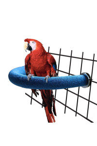 Rypet Parrot Perch Rough-surfaced - Quartz Sands Bird cage Perches for Medium to Large Bird, U Shape Large