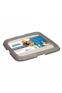 PAWISE Dog Training Pad Holder Tray, Indoor Puppy Potty Pee Pad Floor Tray, 24''X24', Large