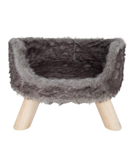 DISTRICT70 Plush Cat Bed NORDIC Silver