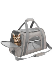 Prodigen Pet Carrier Airline Approved Pet Carrier for Small Dogs, Medium Cat Small Cat, Small Airline Approved Cat Pet Travel Carrier