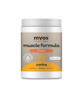 MYOS Canine Muscle Formula - Clinically Proven All-Natural Muscle Building Supplement - Reduce Muscle Loss in Aging Dogs and Improve Recovery from Injury or Surgery, 12.7 Ounce