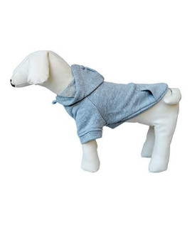 Lovelonglong Pet Clothing Clothes Dog Coat Hoodies Winter Autumn Sweatshirt for Small Middle Large Size Dogs 11 Colors 100% Cotton 2018 New (M, Gray)