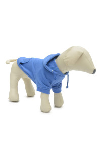 Lovelonglong Pet Clothing Clothes Dog Coat Hoodies Winter Autumn Sweatshirt for Small Middle Large Size Dogs 11 Colors 100% Cotton 2018 New (M, Blue)
