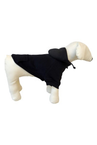 Lovelonglong Pet clothing clothes Dog coat Hoodies Winter Autumn Sweatshirt for Small Middle Large Size Dogs 11 colors 100 cotton 2018 New (XL, Black)