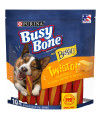 Purina Busy With Beggin' Made in USA Facilities Small/Medium Breed Dog Chew, Twist'd Cheddar & Hickory Smoke Flavors - 10 ct. Pouch