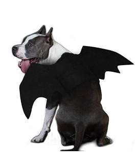 Ehdching Cat Costume Halloween Pet Bat Wings Cat Dog Bat Costume, Halloween Costumes for Small Medium Large Dogs, Cat Dog Wings Cosplay Bat Costume for Halloween Party Decoration