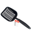 VehiGO Metal Cat Litter Scoop with a Deep Shovel Design Solid Aluminum & Non-Stick Coating Durable Rubber Coated Handle for Easy Scooping Perfect Size Sifting Slots for Any Type of Kitty Litter