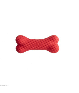 Playology Dual Layer Bone Dog Toy Beef Scent, Small