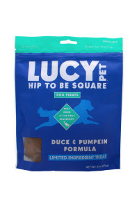 Lucy Pet Hip To Be Square Duck And Pumpkin Dog Treats 6Oz