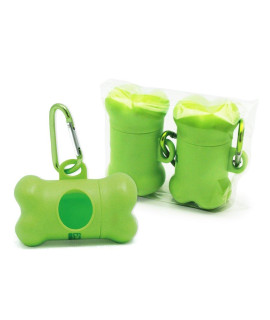 EcoJeannie Wholesale 2 Pack Dog Poop Bag Dispenser with Stainless Steel Carabiner Clip - Dog Waste Poopbags Holder - Fits Most pet Waste poopbag dispensers and Holders (PB0008)