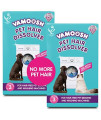 Vamoosh Pet Hair Dissolver for Laundry, 6x3.5oz (2 Boxes), Cat Fur Remover and Dog Hair Removal for Washing Machine (Up to 6 Washes), Laundry Machine Cleaner, Easily Dissolves Dog, Cat, and Animal Fur