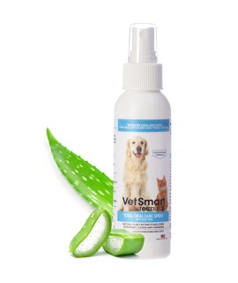 Dog Breath Freshener: Eliminate Bad Breath and Prevent Oral Disease in Dogs and Cats - Teeth Cleaning Spray with Aloe Vera - Plaque and Tartar Remover, Oral Hygiene for Pets (Pack of 1)