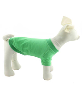 Lovelonglong 2019 Pet clothing Dog costumes Basic Blank T-Shirt Tee Shirts for Large Dogs green XXXXL