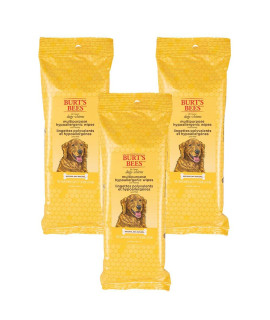 Burt's Bees for Pets Natural Multipurpose Dog Grooming Wipes Puppy & Dog Wipes for All Purpose Cleaning Cruelty Free, Sulfate & Paraben Free, pH Balanced for Dogs, 150 Count