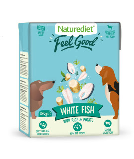 Naturediet case Of 18 Fish 390g Dog Food