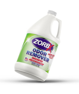 ZORBX Unscented Multipurpose Odor Eliminator - Used in Hospitals & Healthcare Facilities | Advanced Trusted Formula, Fast-Acting Odor Remover Spray for Strong Odors - 64 Oz (1/2 Gallon)
