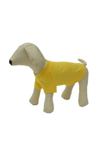 Lovelonglong 2019 Pet clothing Dog costumes Basic Blank T-Shirt Tee Shirts for Small Dogs Yellow M