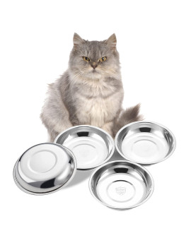 VENTION Stainless Steel Cat Bowls, Whisker Fatigue Cat Bowl, Metal Cat Dishes, Shallow Cat Food Dish