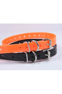 TrainPro 27  X  Replacement Dog Collar Strap Band w/Double Buckle Loop 2-Pack - All Brands Pet Training Bark, Shock, e-Collars and Fences. Variety of Bold Standard Colors & Reflective Choices.